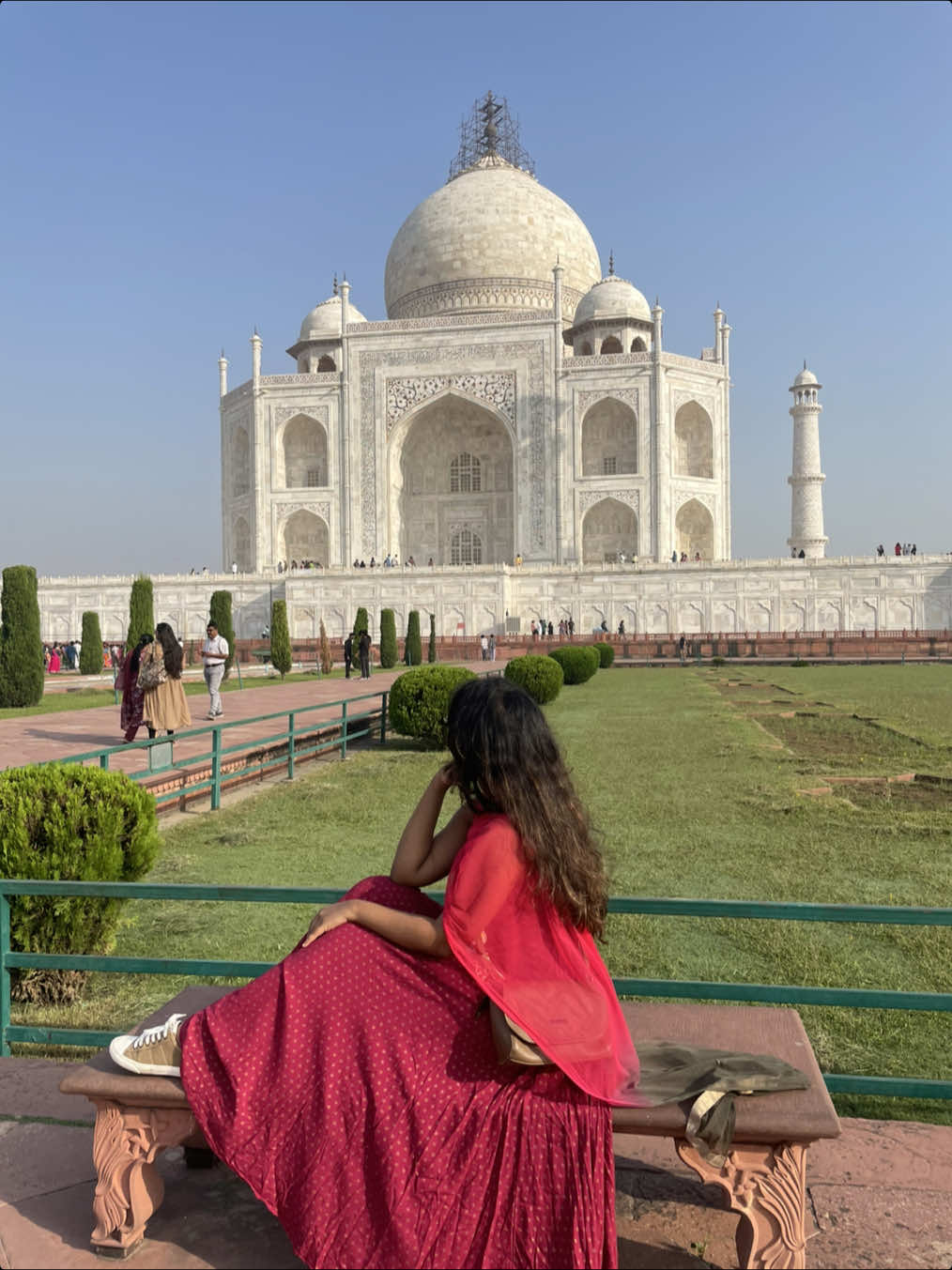 Taj mahal 🫶🏻 #tajmahal #india #indiantiktok #traveltiktok #fyp 