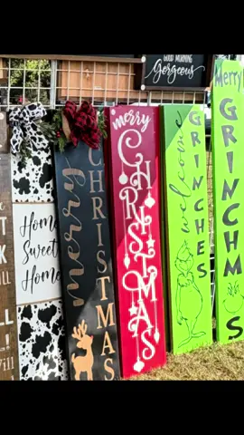 Making grinch porch signs. #porchdecor #porchsigns #woodsigns #grinch #kwrusticsigns 