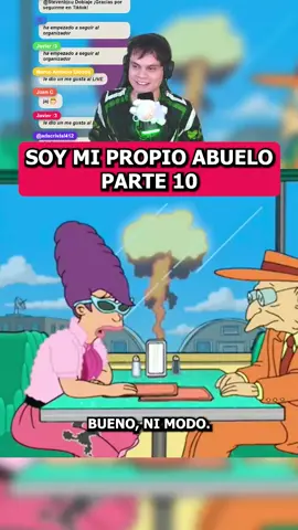 Bueno, ni modo, ¡estamos atrapados en los 50! 😂🕺 #Futurama #SoyMiPropioAbuelo #Roswell #VideoReaccion #SerieAnimada