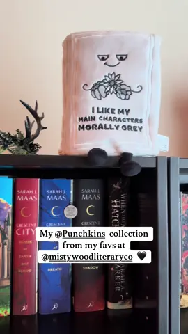 @mistywoodliteraryco is having a 25% off everything sale through the end of this month! They are one of my fav bookish shops 🥹  You can save even more with code MIK10 #bookish #books #shelftour #punchkins #bookmerch 