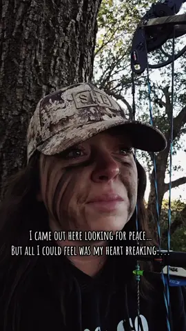 Sitting in my deer stand… doing the one thing that’s always brought me peace. But today, all I could feel was my heart breaking! After 15 years together, 9 years of marriage, and 2 beautiful kids — it hurts knowing the life and future we dreamed of are slipping away. 💔🏹 Sometimes even the quiet hurts louder than the chaos! #God #FaithOverFear #Heartbreak #BrokenButFighting #Bowhunting 