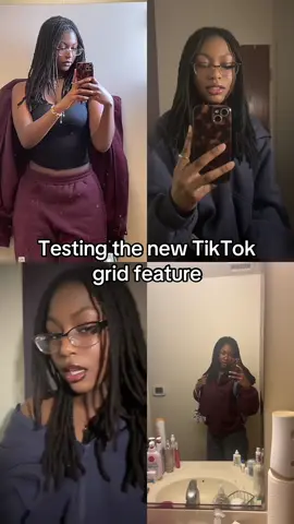 New TikTok grid feature #tiktokisthenewinsta 