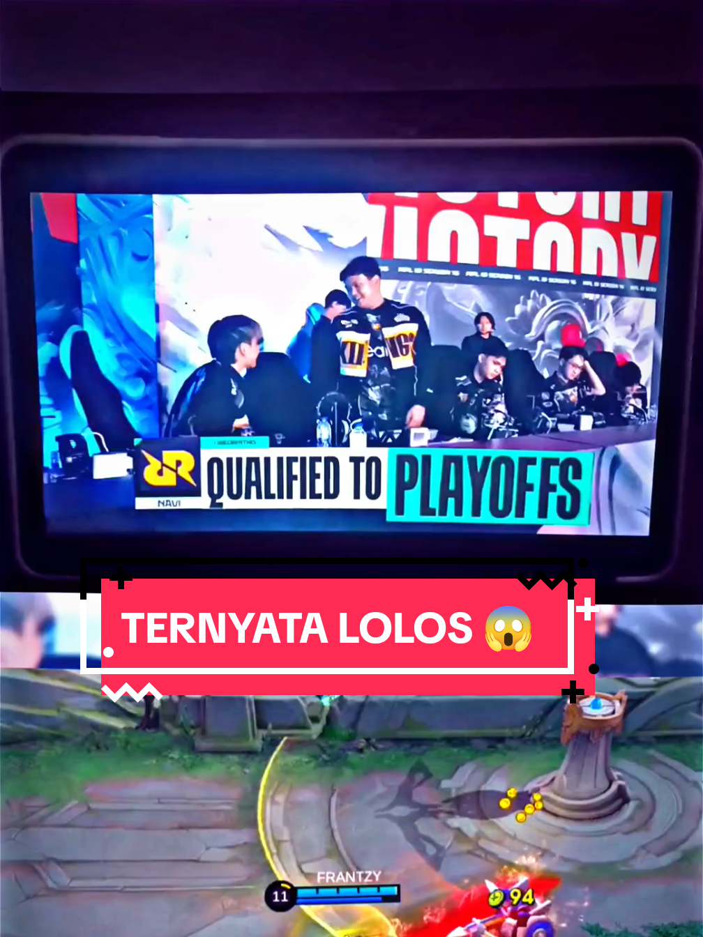 TERNYATA RRQ LOLOS 😹 nonton elite follow sulit 😏 #memempl #rrqhoshi #mplindonesia #MLBB9TH #MLBB 