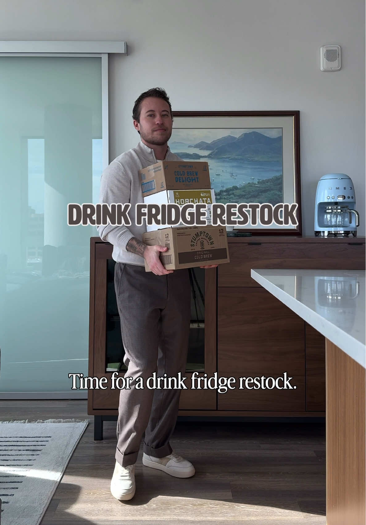 The Drink Fridge Restock of my dreams. ☕️ thank you @Stumptown Coffee! We’ve been drinking Stumptown almost every day since we moved to Portland in 2017. We love the convenience of their high quality cold brew—just crack open a can or a bottle and enjoy. 🧊 New to the Stumptown Cold Brew lineup: - Cold Brew Delight mini cans - Cold Brew Decaf mini cans - Organic Ethiopia Cold Brew Concentrate - Organic French Roast Cold Brew Concentrate Which cold brew are you choosing? #stumptowncoffee #coldbrew #portlandoregon