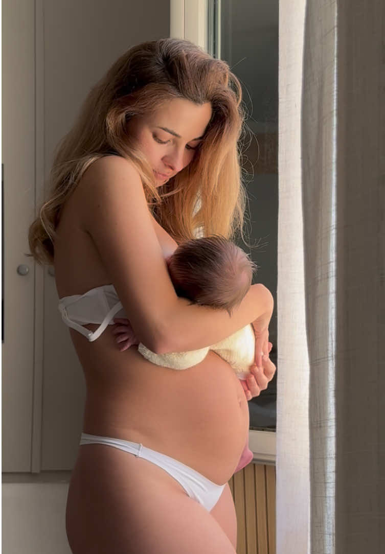 Mon ventre a grandi… puis mon cœur a explosé 🤍 #9mois#nouveaune#naissance#evolutiongrossesse#evolution