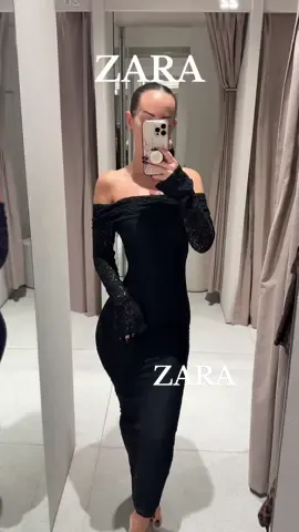 This black dress is…🔥 #zara #zarahaul #zaradress Zara black dress 