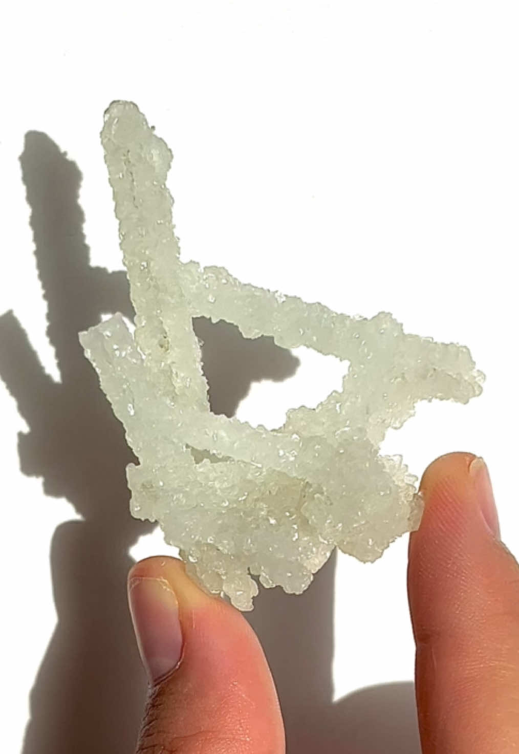 ✧.* sugar prehnite stalactite $18 ✧.* please comment claim/sold/mine to purchase! #crystals #feedsale #prehnite #angelrealmco  