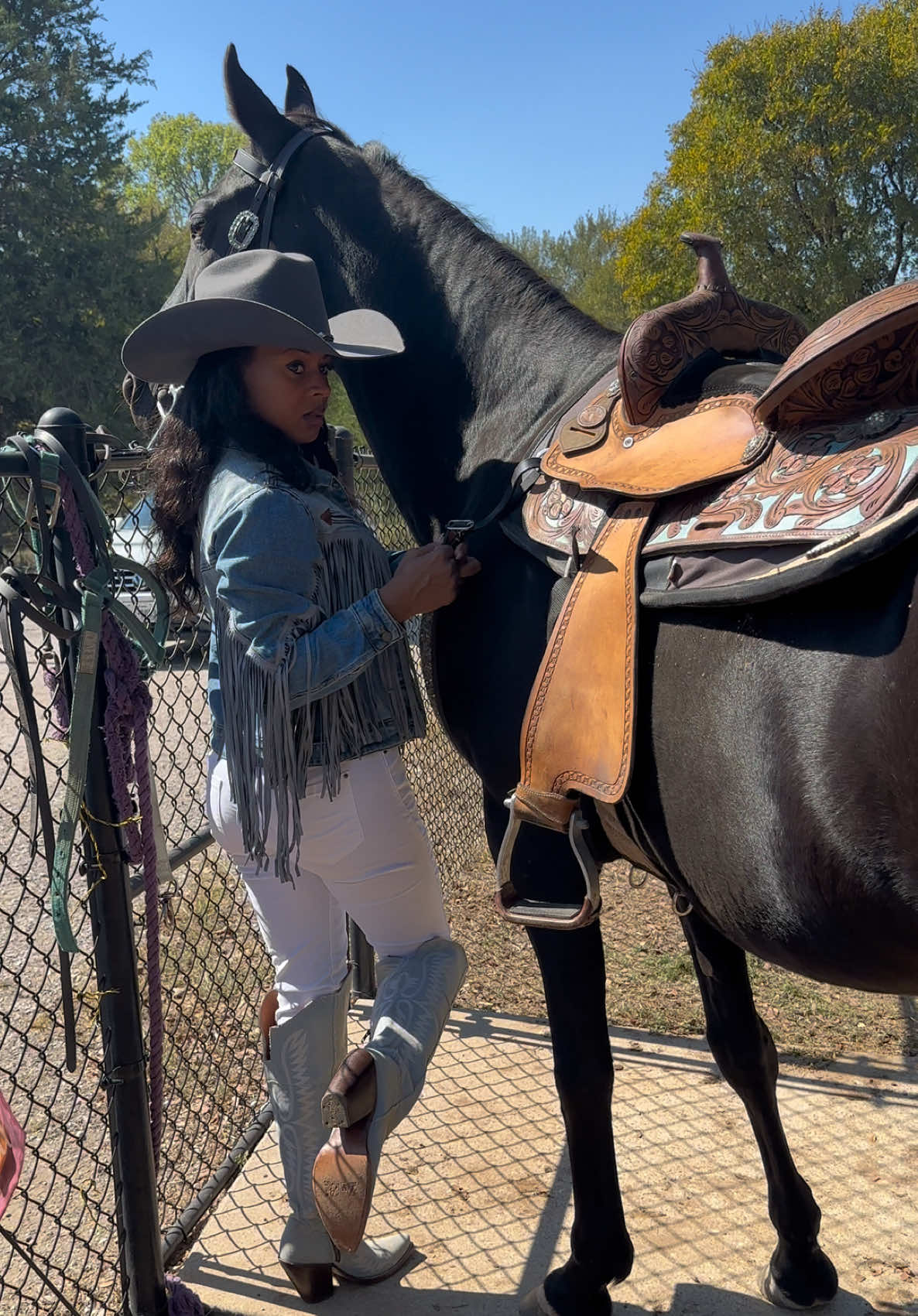 Diamond and I are always fresh! Like the first day of school baby! Calling all sponsorships 🗣️ We would love to represent you and your brands. DM me with any opportunities.  #sponsorshipme #branddeals #jeans #marketing #boots  @Wrangler @wranglerwestern @Von Dutch @VON DUTCH @Cavender’s @cavendersbootcity @bootbarn @Hooey LLC @American Eagle @prettylittlething @prettylittlethingUSA @Fashion Nova @SHIEN @SheaMoisture @Fenty Beauty @Mielle Organics @liquidivcx_usa @YETI @Jeep @CelsiusOfficial 