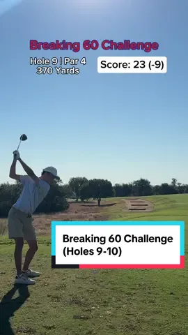 Breaking 60 Challenge (Holes 9-10) #twintourgolf #golf #golftok #tpcsanantonio #PGATOUR @Steven Sanicki @Danny Sanicki 