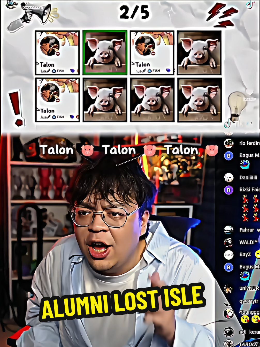 ALUMNI LOST ISLE LANCAR GINI 🤣 #fypシ #deankt #fishit #deanktnocounter #deanktreaction 
