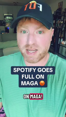 @Spotify has gone full on MAGA. #spotify #boycottspotify #streaming #shopblue #liberal 