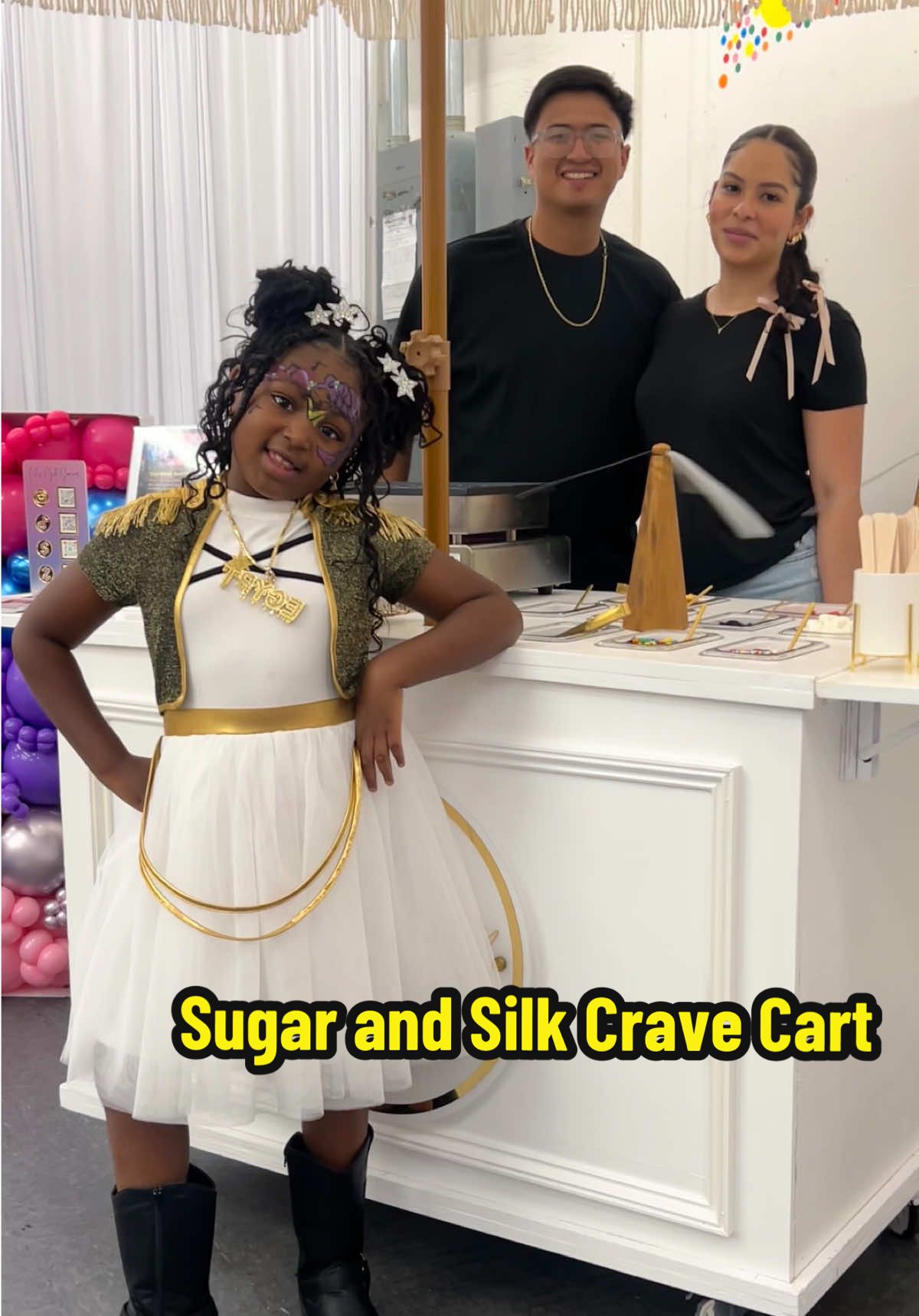 Y'all, I have to talk about the highlight of my party: the incredible Sugar and Silk crave cart ! 🎉 Seriously, a huge thank you for coming through and bringing the absolute yummiest mini pancakes to the celebration. This wasn't just a dessert station; it was a vibe. They had ALL the toppings you could ever dream of: rich Nutella, fluffy whipped cream, cookies, colorful sprinkles, and honestly, so much more! They even went the extra mile and created a custom menu just for my party. That kind of detail is what makes them truly next level! If you're planning any event—big or small—you need to book them. The best part? They travel! So wherever your party is, they can bring the crave cart magic.♥️