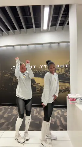 We wanted to show yall our matching fits!! @TP #foryou #dance #ncaavolleyball #volleyball #d1athlete 