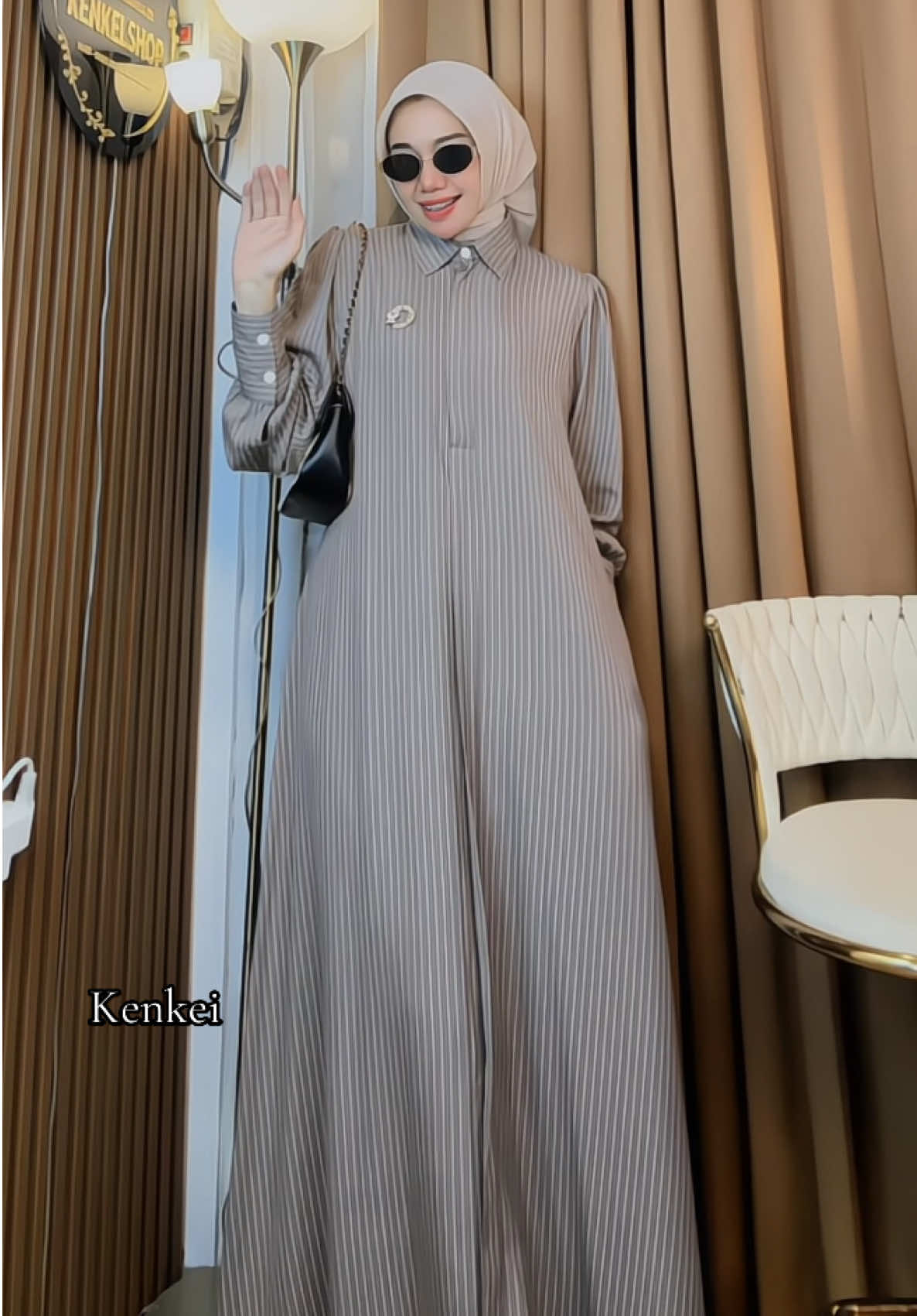 Granola 🩶🩶🩶 #gamis #gamiskekinian #gamiscantik #lebaran 