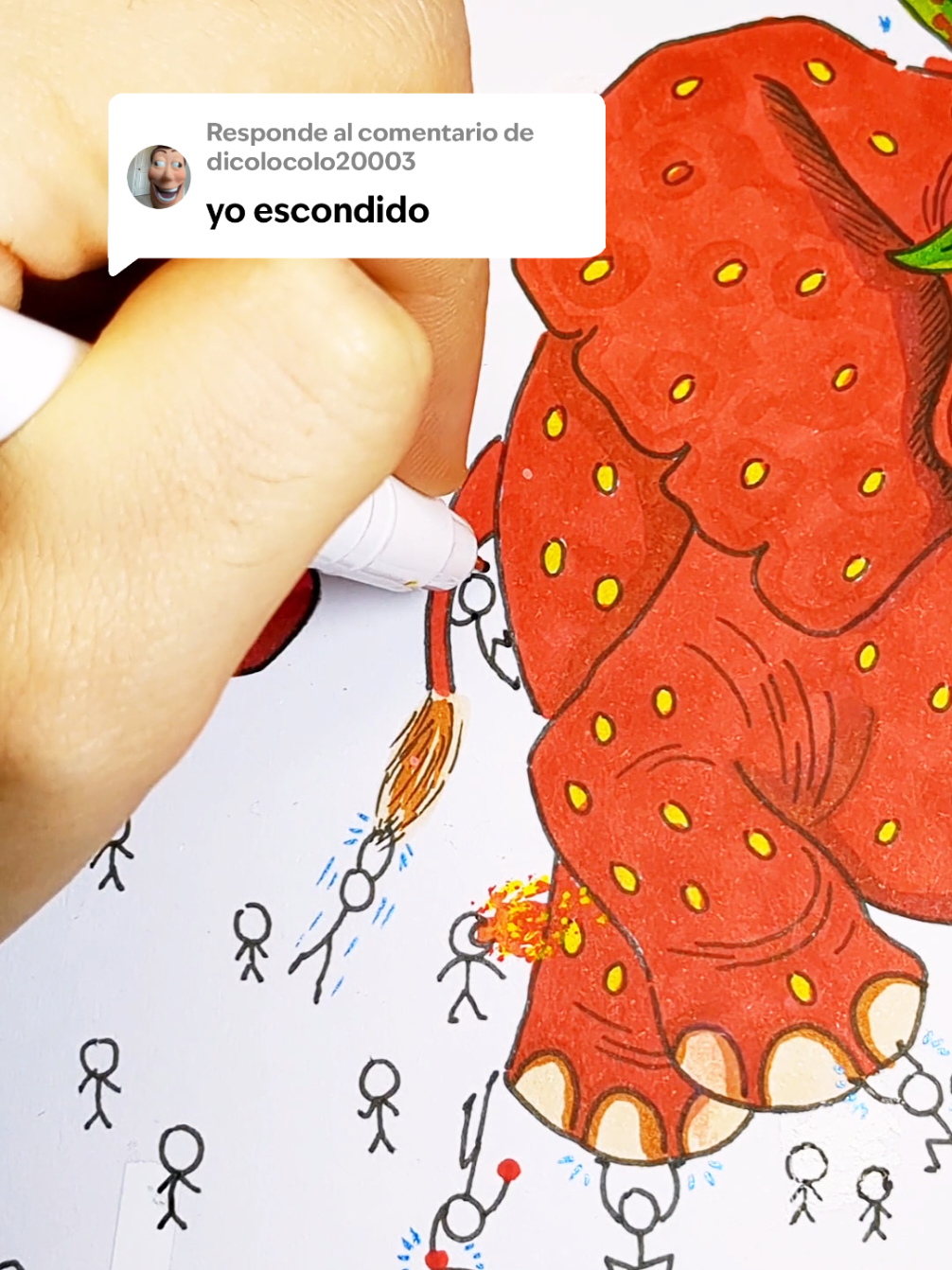 🤫🤫 #stickman #drawing #dibujo #🤫 