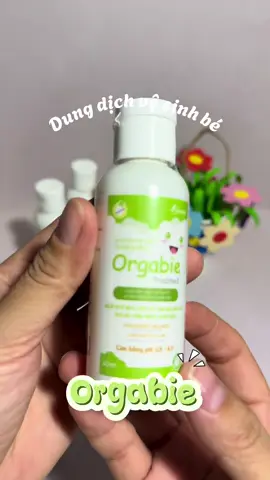 Dung dịch vệ sinh cho bé #orgabie #orgabiedungdichvesinh #orgabietradimed 