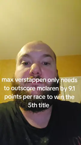 max verstappen only needing to outscore mclaren by 9 point per race to become champion is insane considering the gap #f1 #maxverstappen #mv1 #mclaren #maxverstappenedit 