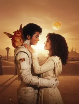 Imagine Michael and Tatiana starred together in Star Wars or a George Lucas movie. #michaeljackson #tatianathumbtzen #starwars #fyp #1980s 