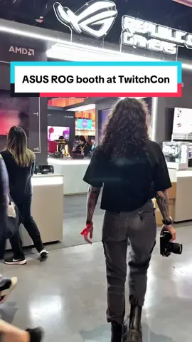 @ASUS North America @ROG_NA booth ✨ #gpu #handheld #pcbuild #asus #Tech 