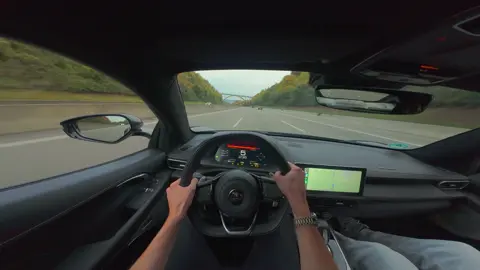 2024 Lotus Emira Turbo I4 - POV Driving on Autobahn  [4K] *Crazy Turbo Spool* #turbo #Pov #povdrive #lotus #car 