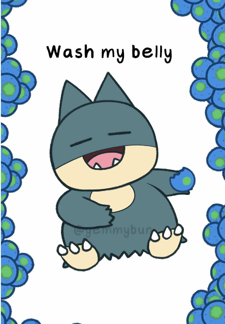 Time to wash Munchlax’s belly☺️ #interactiveart #pokemontiktok #munchlax #washmybelly #cute 