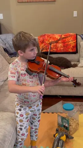 Allegretto Practice #declanthesupercat #allegretto #allegrettopractice #learnviolin #eartraining 