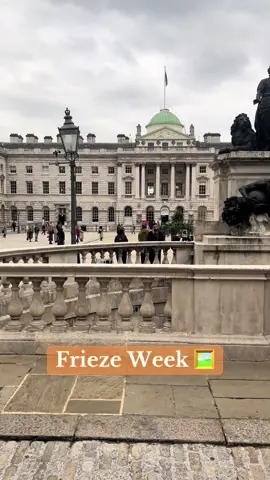 Frieze is where international galleries showcase their art for sale — everything from modern installations to a dinosaur skull. #friezelondon 