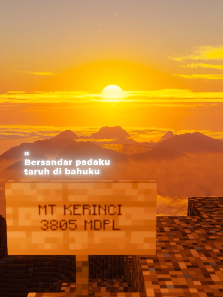 Kerinci view Danau gunung tujuh #bergemasampaiselamannya #kerinci #Minecraft #lyrics  #gunung 