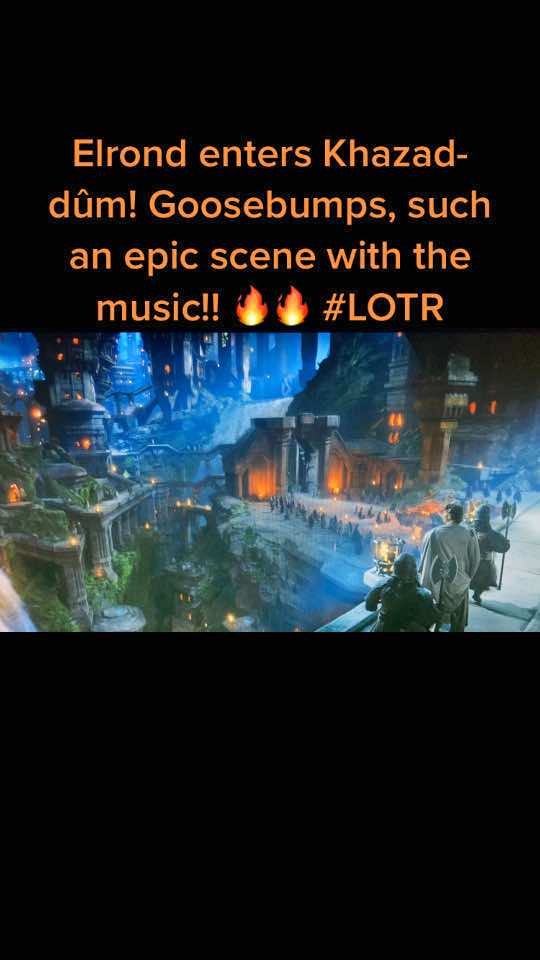 #thehobbit #ringsofpower #lotr #lordoftherings #tolkien LOVE this moment! The grandeur of Khazad-dum!!