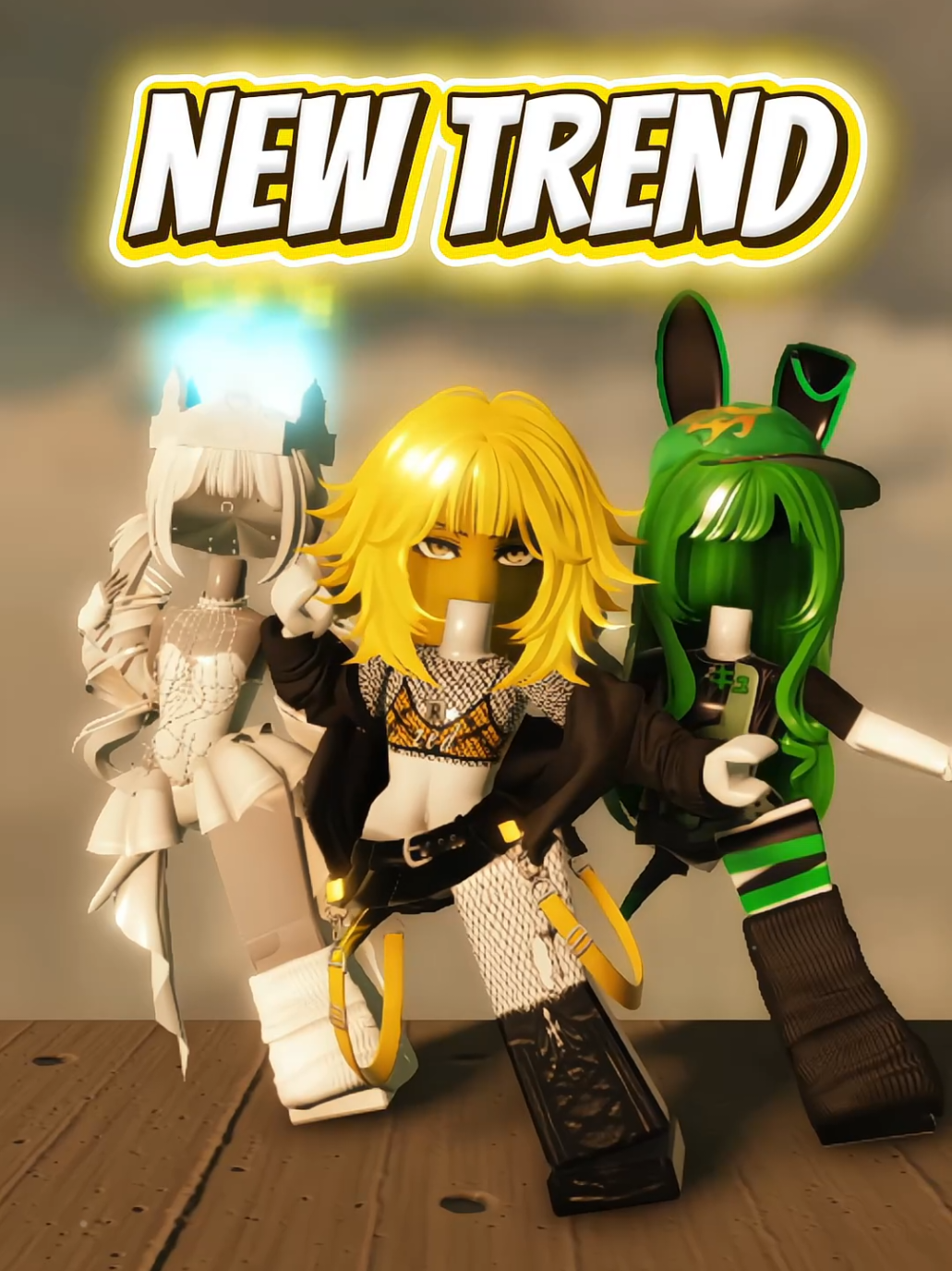 New trend junto a estas bellas, si lo hacen me etiquetan para verlo 🥺💛 || siento que no me quedo tan bien pero veamos que tal ✨ - - - CB: @Ryuu💚 y @LBlanquita01  - - - CD: meee  Baile: R-ssian roulette (x0.95 en capcut)  - - - #rhdancestudio #zedrblxoficial #trendderoblox #fyp #newtrend 