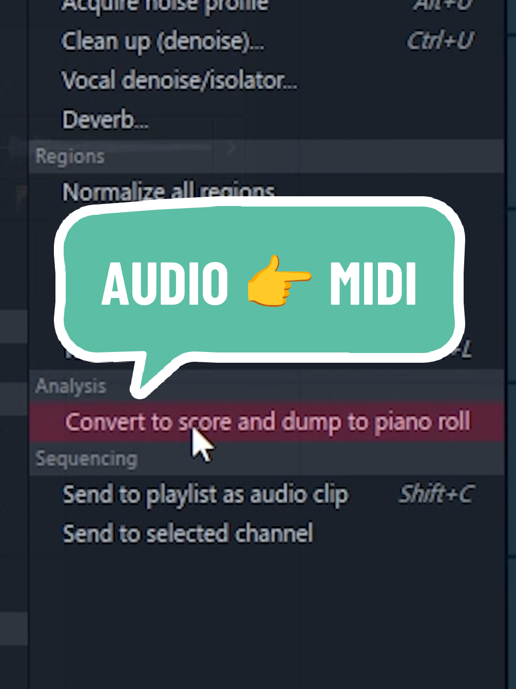 Convert Audio to MIDI in FL Studio #flstudio #sample #midi 