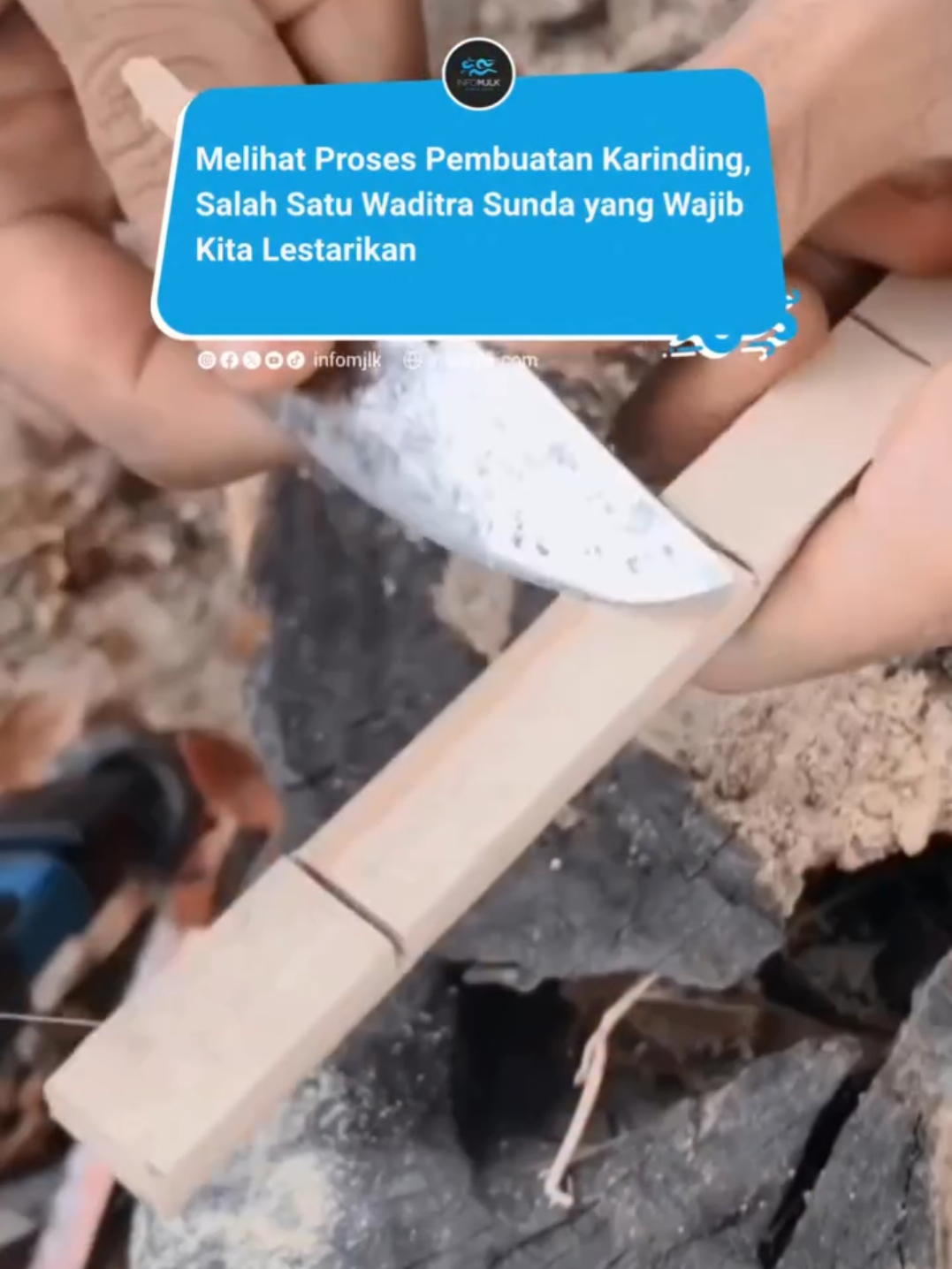 Dibalik sederhananya Karinding, ada proses yang panjang dan ketelitian. Instrumen harpa mulut khas Sunda ini menjadi warisan tak ternilai dan kaya makna akan filosofi hidup masyarakat Sunda yang senantiasa selaras dengan alam🙌🏻  #karinding #majalengka #infomjlk #mjlk #makintahumajalengka 