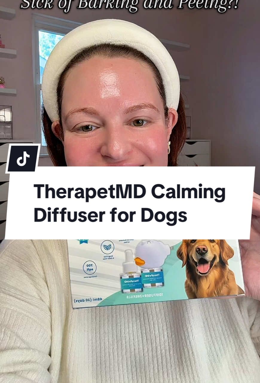🐶💨 Dog parents, this one’s a total game changer! The TheraPetMD Calming Diffuser Kit is like aromatherapy for your pup’s peace of mind 💤💛 Designed to help ease stress, separation anxiety, and nervous behaviors (like barking, whining, or even indoor accidents 🚫🐾), this diffuser works wonders for anxious dogs. It covers over 700 sq ft of your home and gives off no human-detectable scent, so it’s calming for your dog — and totally neutral for you 🙌✨ Perfect for vet visits, fireworks, or just helping your furry BFF chill out at home 🐾💖 A relaxed pup = a happy home! #TheraPetMD #CalmDogHappyHome #AnxiousDogHelp #DogParentEssentials #PetAnxietyRelief 