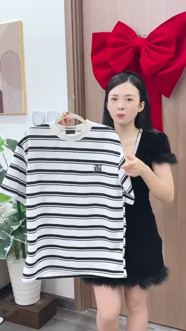 Áo thun kẻ sọc Dream DAVUBA na 