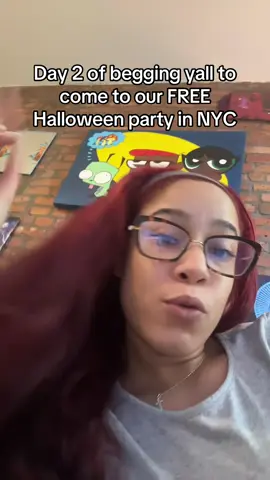 RSVP link in my bio! Come party with the pookies 😚 #fyp #teighlorbaker #nycevents #halloween 