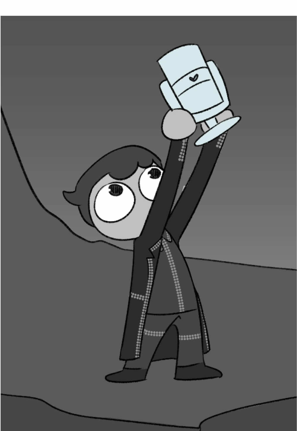 We know how this ends…  The black & white warrior emerged from the storm as the last hope and restored everything. An event that truly united Europe.  I really can’t believe how far this shortfilm has come. Thank you for so much support, because without YOU I wouldn’t have been able to make it. Shall we do another one next year? 👀 (Psst don’t leave yet, there is one last battle left! ❤️‍🔥) #eurovision #eurovision2025 #johannesjjpietch #beautyblenders #animation 