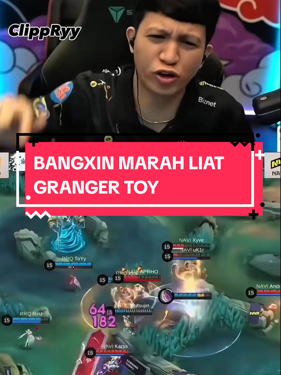 Bangxin kecewa liat gameplay toyy🤦‍♀️ #MLBB9TH #MLBB #rrqxin #toyy #rrqhoshi 