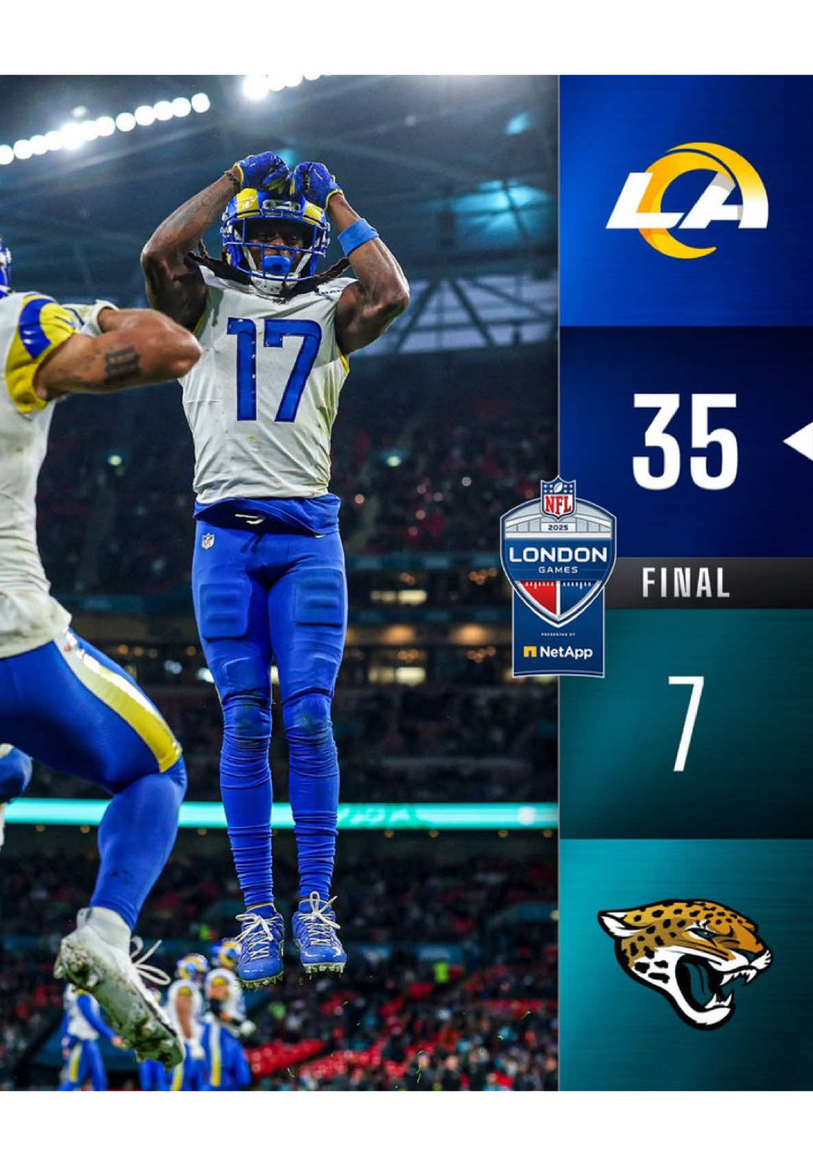 Los Angeles Rams vs. Jacksonville Jaguars Game Highlights | 2025 NFL Season Week 7 #fyp #nflhighlights #losangelesrams #jacksonvillejaguars #ramsvsjaguars 