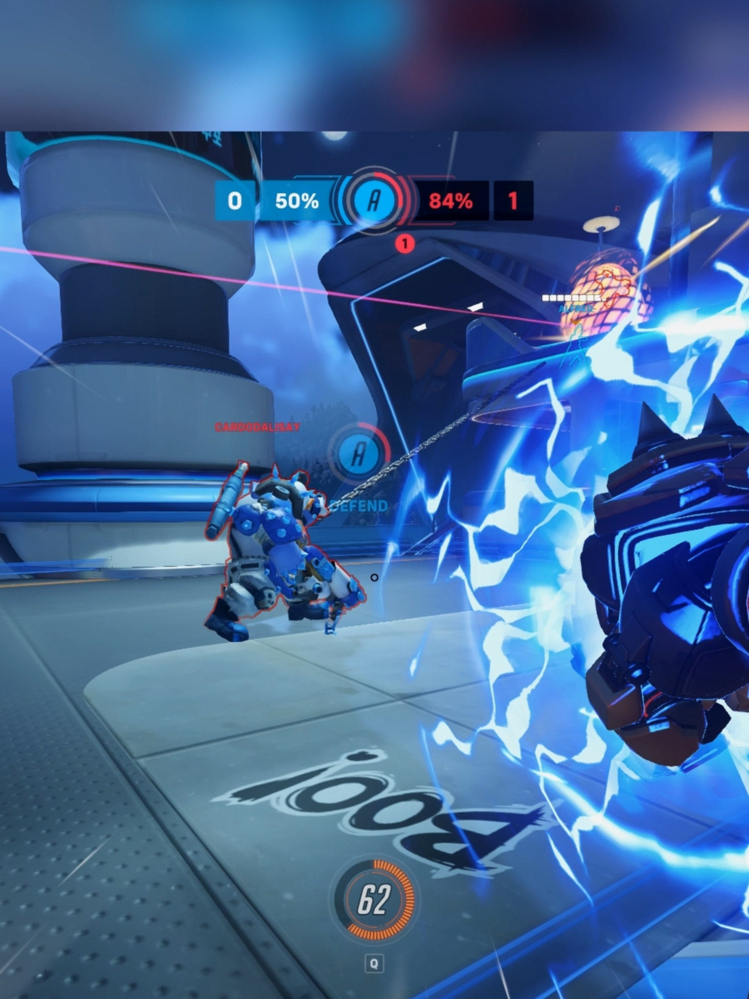Abusing Doomfist's Matrix Perk #zbra #overwatch #twitch #gaming #ow2 #doomfist #top500 #overwatch2