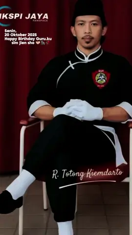 20-10-1953       20-10-2025 HBD Guru Besar IKS.PI Kera Sakti  salam jien sho🫱🏼‍🫲🏻🦍🥀