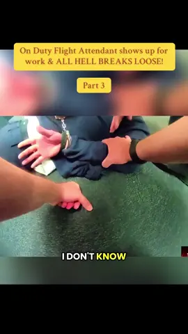 On Duty Flight Attendant shows up for work & ALL HELL BREAKS LOOSE! #cops #police #bodycam #copsusa🚔🇺🇸 #foryou 