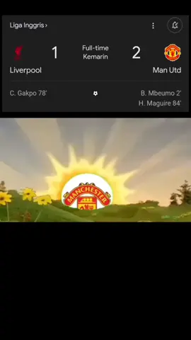 Pagi cerah di fans Emyu... 🗿🗿 Full time Manchester United vs Liverpool 2 : 1 #alfandri97_ #manchesterunitedvsliverpool #setanmerah #manutdfc #meme 