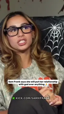 Sam Frank says she will put her relationship with god over anything 🙏#samfrank #fyp #trending #god #bible 