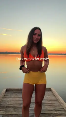 turns out I wanted to be pretty after all 🧡 #pretty #Fitness #motivation #fitnessjourney #unstoppable  