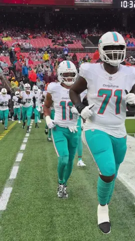 Game time in Cleveland 🐬 #nfl #football #miamidolphins 