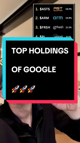 Are You Investing in any of Google’s Top Holdings? I don’t have any of these stocks personally but also feel like Google knows a lot more than we do in the sectors. Have you considered investing in any of these stocks? Let me know in the comments below! #StockMarket #InvestingTips #InvestingForBeginners #Investing #WealthBuilding  Not financial advice-just sharing my personal investing journey for education and entertainment.