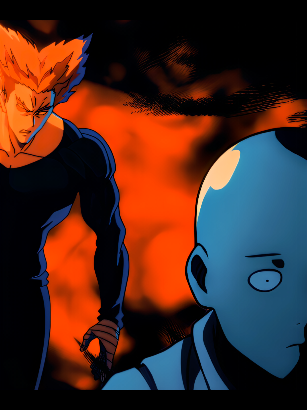 Saitama Vs Garou🔥#saitamaonepunchman #garouonepunchman #onepunchman #anime #animeedits 