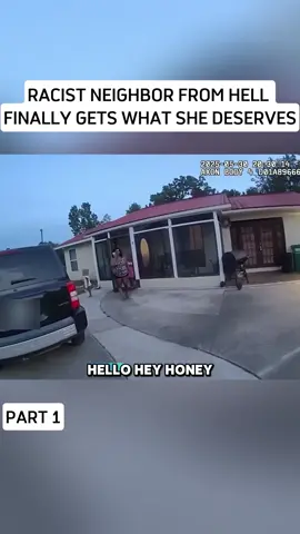 Racist Neighbor From Hell Finally Gets What She Deserves #bodycam #cops #police #foryou #bodycamcops 