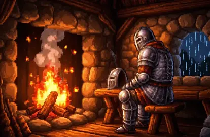 #darkfantasy #pixelart #nostalgic #knight #fyp 