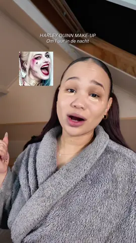 Harley Quinn make-up 💄  Als jij voor één dag een film character mocht zijn, wie zou jij kiezen? 👀 🖤 Producten: @Charlotte Tilbury - concealer @NYX Professional Makeup - wenkbrauw potlood, eyeshadow palette, eyeliner  @actionnederland - max & more face paint palette  @e.l.f. Cosmetics - mascara @Too Faced - bronzing @Huda Beauty - setting powder  @essence.cosmetics - eyeliner 